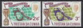 1966 Tristan Da Cunha.  SG.97-8 World Cup Football Championship. set 2 values U/M (MNH)