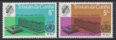 1966 Tristan Da Cunha.  SG.99-100 W.H.O. Headquarters Geneva.  set 2 values U/M (MNH)