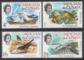 1968 Tristan Da Cunha. SG. 113-6  Birds. set 4 values U/M (MNH)