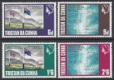 1968 Tristan Da Cunha. SG.117-20 1st Anniv. of Tristan Da Cunha as a Dependency of St. Helena set 4 values U/M (MNH)