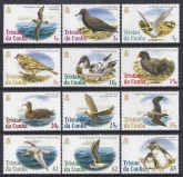 2005 Tristan Da Cunha. SG.833-44  Birds set 12 values U/M (MNH)