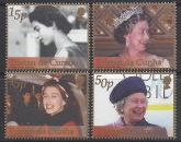 2002 Tristan Da Cunha. SG.740-3 Golden Jubilee. set 4 values  U/M (MNH)