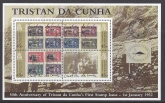 2002 Tristan Da Cunha. MS.739 50th Anniv. of First Stamp Issue. mini sheet. U/M (MNH)