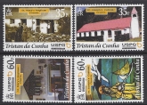 2001 Tristan Da Cunha. SG.731-4  150th Anniv.of Arrival of First USPG Missionary. set 4 values U/M (MNH)