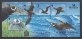 2001 Tristan Da Cunha. MS.724 Birdlife International. mini sheet. U/M (MNH)