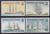 1998 Tristan Da Cunha. SG.643-6  Maritime Heritage (1st Series) set 4 values  U/M (MNH)