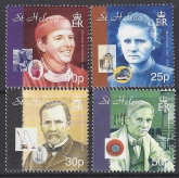 2004 St Helena. SG.917-20 Medical Pioneers. set 4 values U/M (MNH)