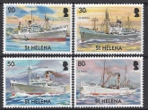 2004 St Helena. SG.931-4  Merchant Ships. set 4 values U/M (MNH)