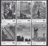 2010 St Helena.  SG.1124-9  70th Anniversary of Battle of Britain. set 6 values U/M (MNH)