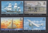 2007 St Helena.  SG.1043-6 Atlantic Firsts. set 4 values U/M (MNH)