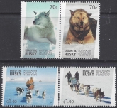 2014 Australian Antarctic Territories SG.241-4 Huskies.  set 4 values U/M (MNH)