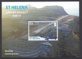 2016 St Helena. MS.1256 St Helena Airport Project part 2. mini sheet  U/M (MNH)