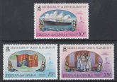 1977 Tristan Da Cunha. SG.212-4 Silver Jubilee set 3 values U/M (MNH)