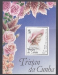 1995 Tristan Da Cunha. MS.585  95th Birthday of Queen Elizabeth the Queen Mother. mini sheet U/M (MNH)