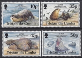1995 Tristan Da Cunha. SG.586-9  Seals. set 4 values U/M (MNH)