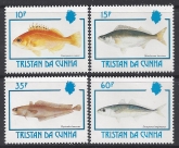 1992 Tristan Da Cunha. SG.531-4  Fish. set 4 values U/M (MNH)
