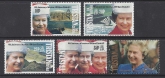 1992 Tristan Da Cunha. SG.526-30 40th Anniv. of Queen Elizabeth II Accession. set 4 values U/M (MNH)