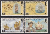1992 Tristan Da Cunha. SG.522-5 500th Anniv. Discovery of America by Colunbus. set 4 values U/M (MNH)