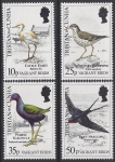 1989 Tristan Da Cunha. SG.486-9  Vagrant Birds. set 4 values U/M (MNH)