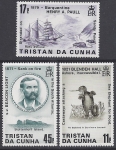1987 Tristan Da Cunha. SG.426-8  Shipwrecks (3rd series) set 3 values. U/M (MNH)