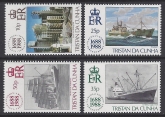 1988 Tristan Da Cunha. SG.457-60 300th Anniversary of Lloyds of London. set 4 values U/M (MNH)