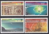 1986 Tristan Da Cunha. SG.402-5 Appearance of Halleys Comet. set 4 values U/M (MNH)