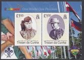 2007 Tristan Da Cunha. MS.888 Centenary of Scouting. mini sheet U/M (MNH)