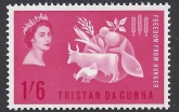 1963 Tristan Da Cunha.SG.68 Freedom From Hunger  U/M (MNH)