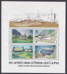 1978 Tristan Da Cunha. MS.238 Paintings by Roland Svensson. (2nd issue) mini sheet. U/M (MNH)