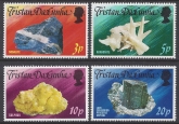 1978 Tristan Da Cunha. SG.242-5  Local Minerals  set 4 values U/M (MNH)