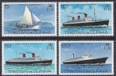 1979 Tristan Da Cunha. SG.259-62  Visit of Queen Elizabeth 2 (Liner).  set 4 values U/M (MNH)