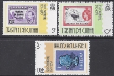 1979 Tristan Da Cunha. SG.264-6  Death Centenary of Sir Rowland Hill.  set 3 values U/M (MNH)