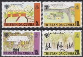 1979 Tristan Da Cunha. SG.268-71 Int. Year of The Child (Childrens Drawings).  set 4 values U/M (MNH)