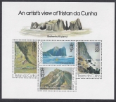 1980 Tristan Da Cunha. MS.276 Paintings by Roland Svensson. (3rd series) mini sheet U/M (MNH)