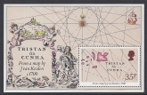 1981 Tristan Da Cunha. MS.307 Early Maps.  mini sheet  U/M (MNH)