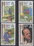 1981 Tristan Da Cunha. SG.311-4 25th Anniv. of Duke of Edinburgh Award Scheme.  set 4 values U/M (MNH)