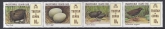 1981 Tristan Da Cunha. SG.315-8 Inaccessible Island Rail.  set 4 values U/M (MNH)