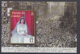 2007 Tristan Da Cunha MS.882  Diamond Wedding  mini sheet.  U/M (MNH)