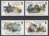 2016 Tristan Da Cunha. SG.1168-71 Shakespeare. set 4 values U/M (MNH)