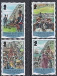 2016 Tristan Da Cunha. SG.1172-5 British Garrison  set 4 values U/M (MNH)