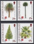 1997 Ascension.  SG.704-7  Hong Kong 97  Int. Stamp Exibition. set 4 values U/M (MNH)
