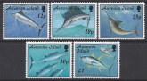 1997 Ascension Island. SG.728-32  Gamefish  set 5 values U/M (MNH)