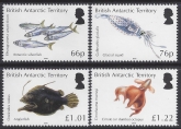 2016 British Antarctic. SG.695-8  Ocean Zones. set 4 values U/M (MNH)