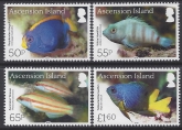 2016 Ascension Island - SG.1260-3 Endemic Fish set 4 values U/M (MNH)