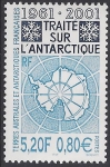 2001 French Antarctic - SG.452  40th Anniversary of Antarctic Treaty.  U/M (MNH)