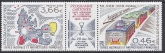 2002 French Antarctic - SG.485/6 (485a) 11th Anniversary of Cartoker Geographical Survey of Kerguelen Islands.  U/M (MNH)