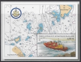 2004 French Antarctic - MS.528 Hydrographic Surveys in Adelie Land. mini sheet U/M (MNH)
