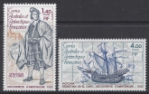 1980 French Antarctic - SG.141-2   Sebastian de El Cano. Commemoration. .  set 2 values U/M (MNH)