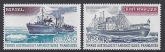 1981 French Antarctic - SG.155/6   'AIR'  Antarctic Antarctic Supply Ships.   2 values  U/M (MNH)