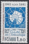 1981 French Antarctic - SG.157 20th Anniversary of Antarctic Treaty.  U/M (MNH)
